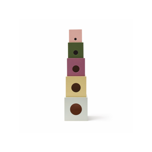 Kids Concept Kostky dřevěné vkládací Edvin 5 ks