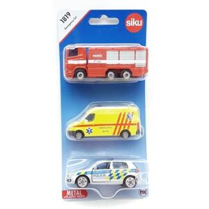 SIKU česká verze - set mix policie, hasiči, ambulance