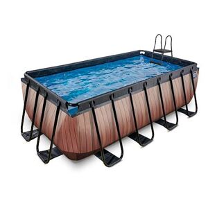 EXIT Frame Pool 4x2x1.22m (12v Cartridge filter) – Timber Style