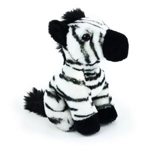 Rappa Plyšová zebra sedící, 18 cm ECO-FRIENDLY