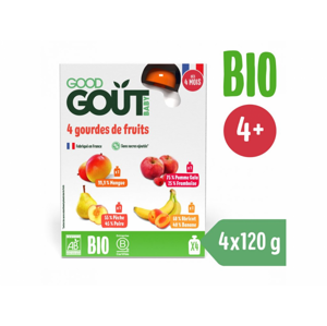 Good Gout BIO variace kapsiček Moje oblíbené ovoce (4x120 g)