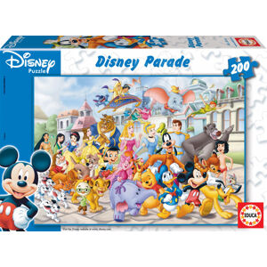 Dětské puzzle Disney Průvod Educa 200 dílů 13289 barevné