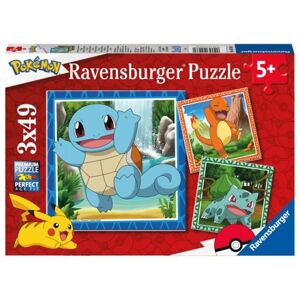 Ravensburger Vypusťte Pokémony 3x49 dílků puzzle