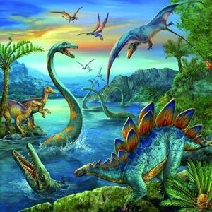 Ravensburger Fascinace – dinosauři 3x49 dílků