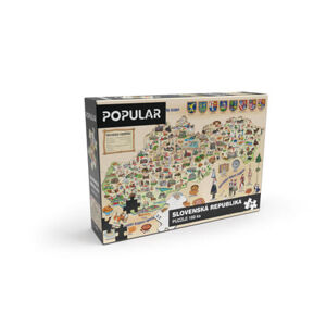 Puzzle - Mapa Slovenska, 160 ks