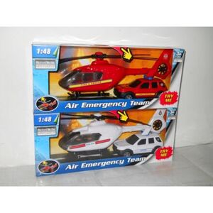 Mac Toys 1:48 záchranáři auto a vrtulník 2ass