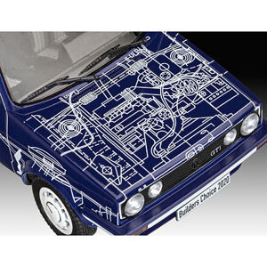 Plastic ModelKit auto 07673 - VW Golf Gti "Builders Choice" (1:24)