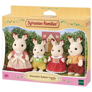 Sylvanian Families Rodina "chocolate" králíků, nová