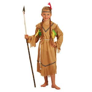 Dětský kostým indiánka s čelenkou (S)