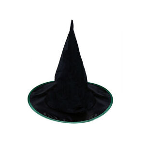 Rappa Dětský klobouk černo-zelený čarodějnice/Halloween