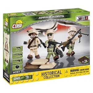 Cobi 3 figurky s doplňky Afrika Korps, 26 k