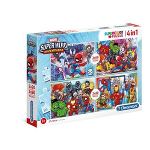 Clementoni Puzzle 2x20+2x60 dílků - Marvel Superhero