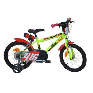 DINO Bikes - dětské kolo 16" - zeleno - černý  2020