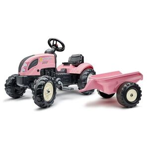 FALK Šlapací traktor s přívěsem Country Star - růžový