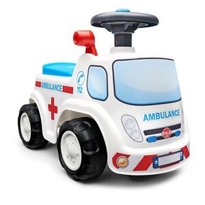 FALK Odrážedlo Ambulance s otvíracím sedadlem a volantem s klaksonem