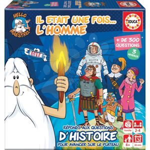 Společenská hra Hello Maestro L'Homme D'Histoire Educa francouzsky pro 2–4 hráče od 6 let