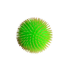 Střapatý míč melírovaný svítící zelený