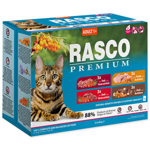 Kapsičky RASCO Premium Adult multipack (12x85g) 1020 g