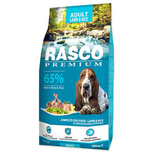 Granule RASCO Premium Adult jehně s rýží 15 kg