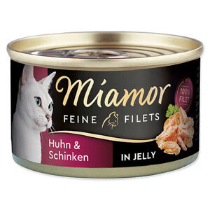 Konzerva MIAMOR Feine Filets kuře + šunka v želé 100 g