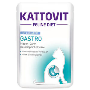 Kapsička KATTOVIT Gastro kachna + rýže 85 g
