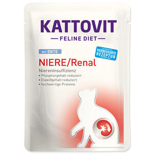 Kapsička KATTOVIT Feline Diet Kidney-diet/Renal duck 85 g