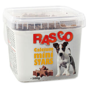 Pochoutka RASCO Dog mini hvězdičky kalciové 500 g