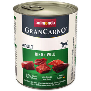 Konzerva ANIMONDA Gran Carno hovězí + zvěřina 800 g