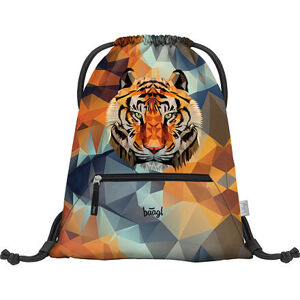 BAAGL Školní sáček s kapsou Tiger