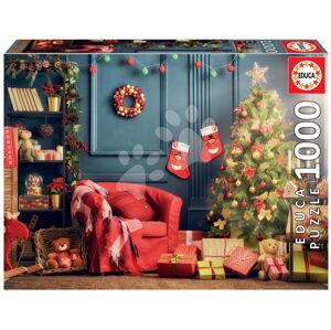 Puzzle Genuine Christmas Corner Educa 1000 dílků a Fix lepidlo