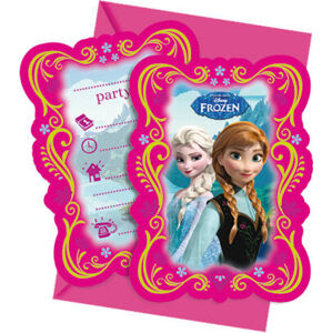 PROCOS Pozvánky a obálky Frozen 6ks