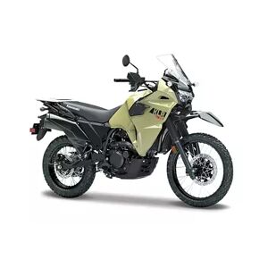 Maisto Motocykl, Kawasaki KLR® 650, Khaki černá, 1:18