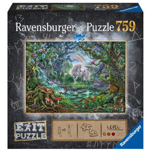 RAVENSBURGER PUZZLE 150304 Exit Puzzle: Jednorožec 759 dílků