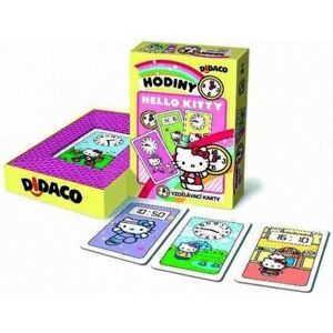 Bonaparte Vzdělávací karty DIDACO Hodiny - Hello Kitty