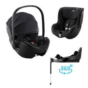Britax Römer SET Autosedačka Baby-Safe Pro + Vario Base 5Z + autosedačka Dualfix 5z, Galaxy Black