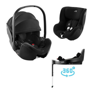 Britax Römer SET Autosedačka Baby-Safe Pro + Vario Base 5Z + autosedačka Dualfix 5z, Space Black
