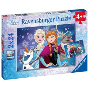 Ravensburger Dětské puzzle Disney Ledové království 2x24 dílků