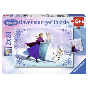 Ravensburger puzzle Ledové království 2 x 24 dílků
