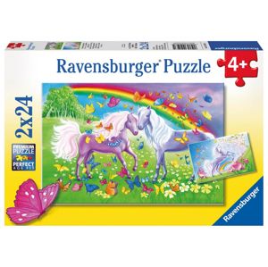 Ravensburger Puzzle Duhoví koníčci 2x24 dílků