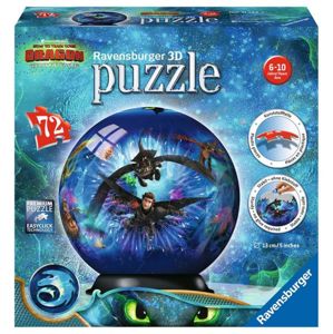 RAVENSBURGER Puzzle-Ball Jak vycvičit draka 3 72 dílků
