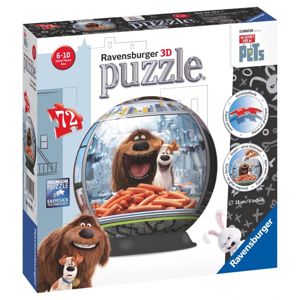 Ravensburger puzzleball Tajný život mazlíčků puzzleball 72 dílků