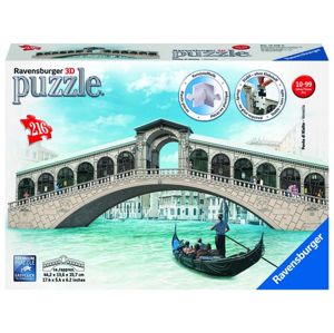 Ravensburger Rialto most, Benátky 216 dílků 3D