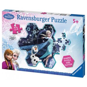 Ravensburger puzzle Disney Ledové království - Elsina sněhová vločka 73 dílků