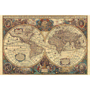 Ravensburger puzzle Historická mapa 5000 dílků