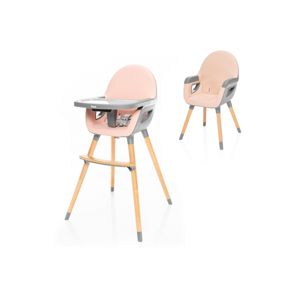 Zopa Dětská židlička Dolce 2, Blush Pink/Grey