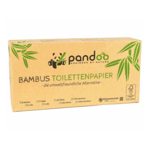 Pandoo Bambusový toaletní papír 3vrstvý 8 ks