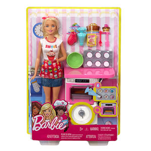 Mattel Barbie Vaření a pečení Herní set s panenkou
