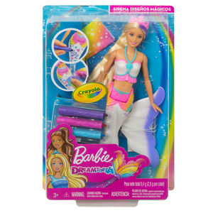 Mattel Barbie D.I.Y. CRAYOLA MOŘSKÁ VÍLA