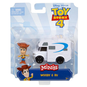 Mattel Toy Story 4: Příběh hraček Minifigurky s vozidlem asst