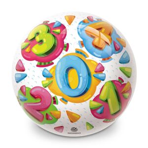 Obrázkový míč BioBall Čísla Mondo gumový 23 cm